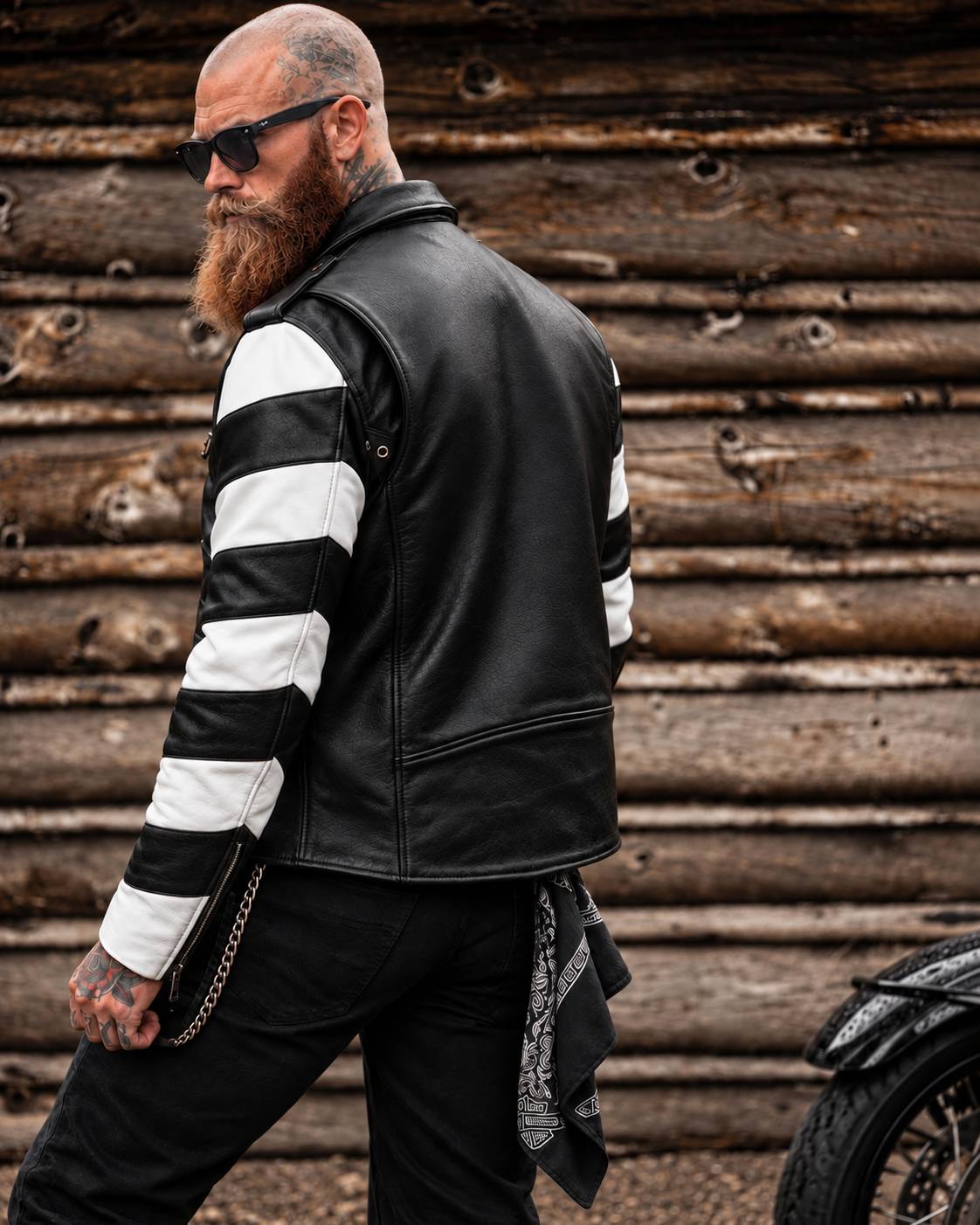 THE MILE MARKER | Cowhide Leather Motorcycle Jacket - EVAAR – Evaar